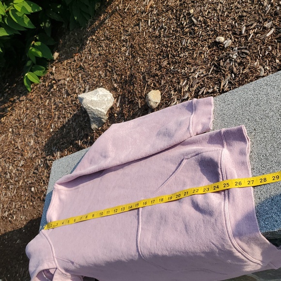 Lululemon W3DVBS All Yours Fleece Hoodie In Heathered Pink Taupe Size 8 - Picture 7 of 14